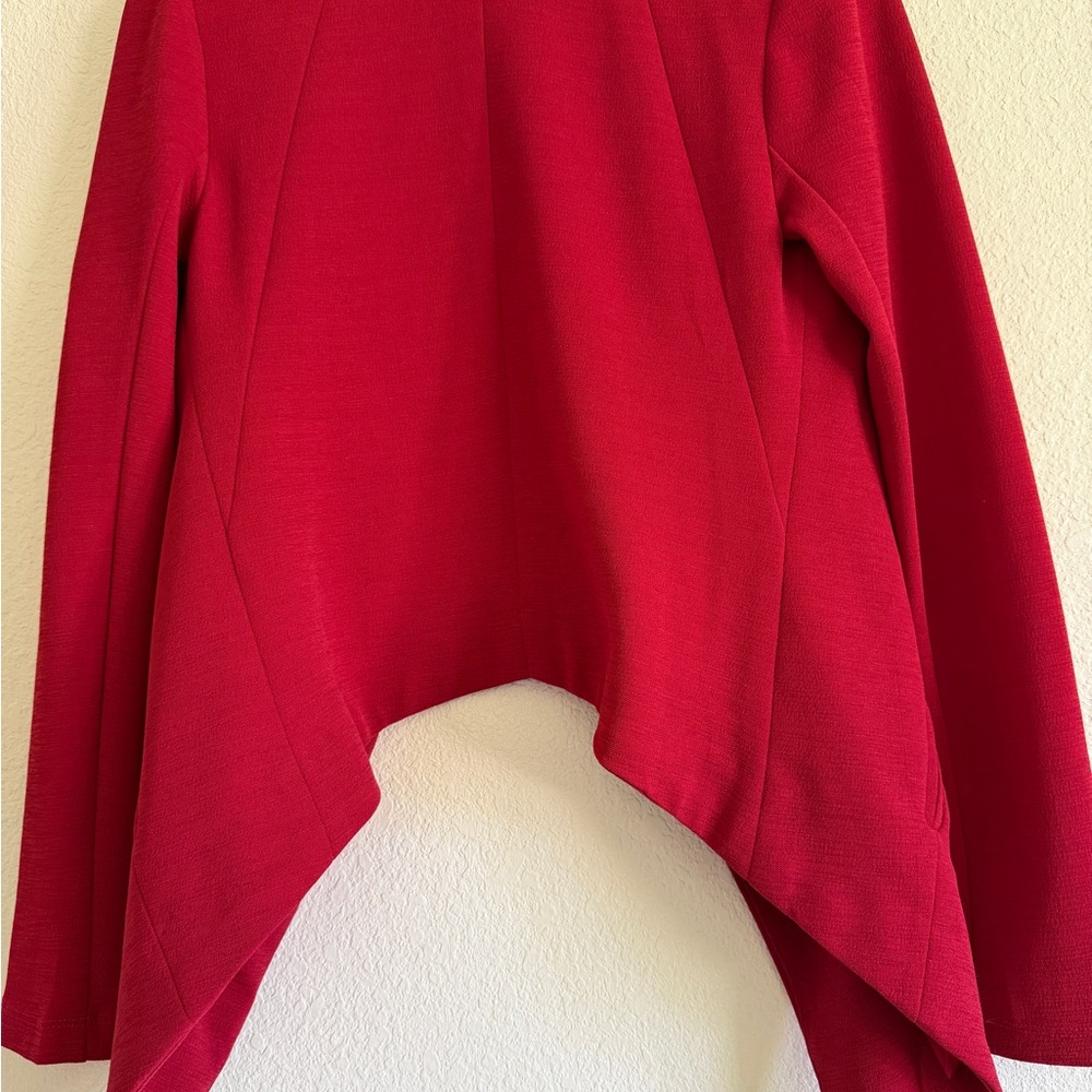 BCBGeneration Red Open-Front Tailored Blazer NWT - image 4